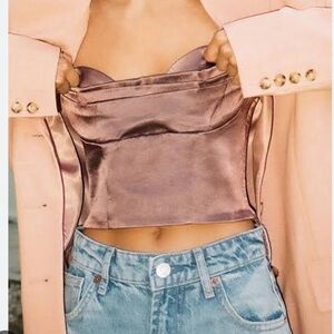 ZARA bustier top